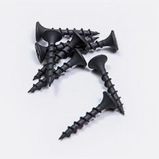 Black coarse threaded screws 2