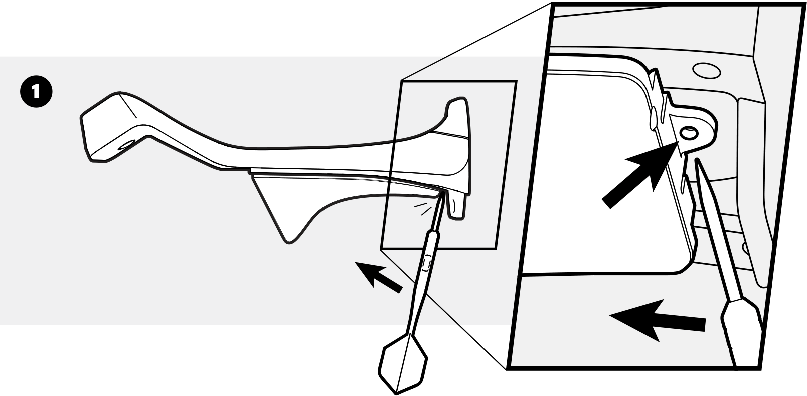 Remove Fliq - step 1